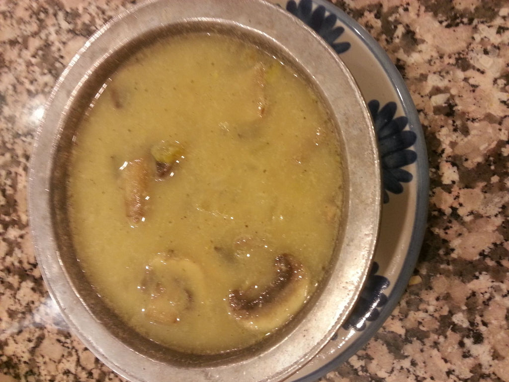 Creamy Mushroom Lentil Soup