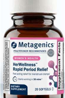 HerWellness Rapid Period Relief 20 SG Metagenics