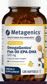 OmegaGenics Fish Oil EPA-DHA 500 mg 120 SG Metagenics 8