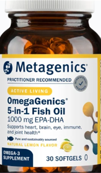 OmegaGenics Fish Oil EPA-DHA 1000 mg 30, 60, 120 SG Metagenics 8