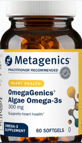 OmegaGenics® Algae Omega-3s 300 mg 60 SG Metagenics 8