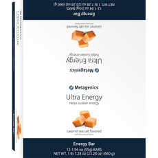Ultra Energy Bar Caramel Sea Salt (12 Bars/Box)—New & Improved M
